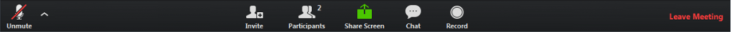 Zoom Menu Bar Image Example